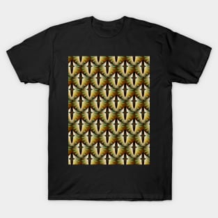 Dark brown fantasy dragon eye T-Shirt